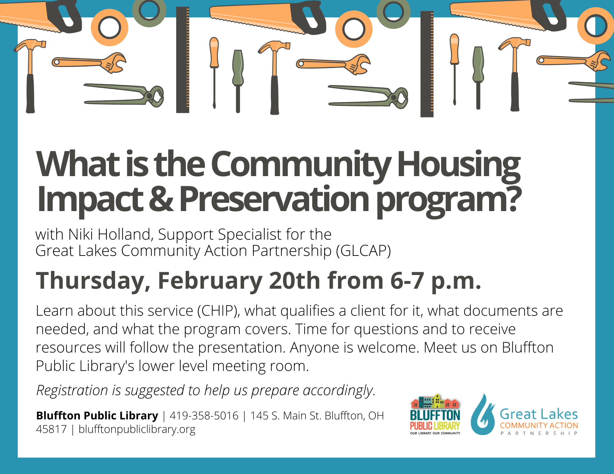 What is the Community Housing Impact & Preservation program? | Bluffton